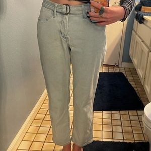Mid-Rise Crop Boyfriend Jeans